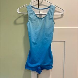BALERA blue dance unitard size MC
